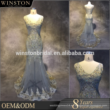 2016 Guangzhou Proveedor V-escote cubierto espalda cortos vestidos de noche de ebay